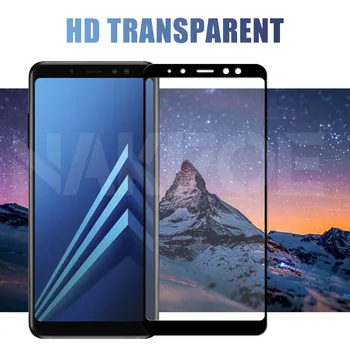 9D Apsauginis Stiklas Samsung Galaxy A5 A7 A9 J2 J8 2018 Grūdintas Stiklas A6 A8 J4 J6 Plius 2018 Screen Protector, Stiklo Plėvelė Atveju