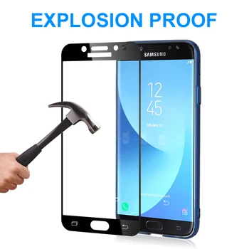 9D Apsauginis Stiklas Samsung Galaxy j3 skyrius J5 J7 A3 A5 A7 2017 S7 Screen Protector Samsung j3 skyrius J5 J7 2016 M. Atleisti Stiklo Plėvelė Atveju
