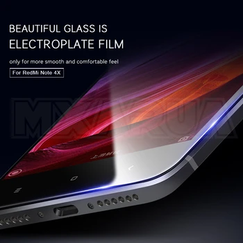 9D Apsauginiu Stiklu Už Xiaomi Redmi 4 Pastaba 4X 5 5A Pro Grūdintas Screen Protector, Stiklo Redmi 5 Plius 5A S2 4X Stiklo Plėvelės