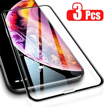 9D Grūdintas Stiklas iPhone 12 Pro Max Mini Screen Protector, iphone 11 Pro XS Max XR X 7 8 6 6S Plus SE 2020 Apsauginės Plėvelės