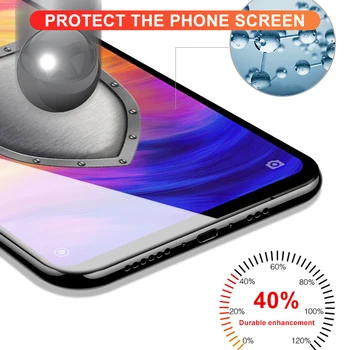 9D Grūdintas Stiklas Xiaomi Mi 9 SE Lite 9T Screen Protector Dėl Redmi 7 8A Pastaba 7 8 Pro 