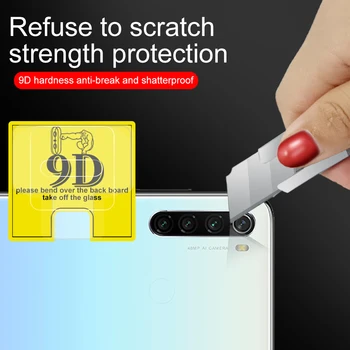 9D Kamera Screen Protector Filmas Xiaomi Redmi Pastaba 8 Pro 6 6A, 7, 7A 5 Plius 5 K20 9D Fotoaparato Lęšis Xiaomi Redmi 6 5 K20 Pro