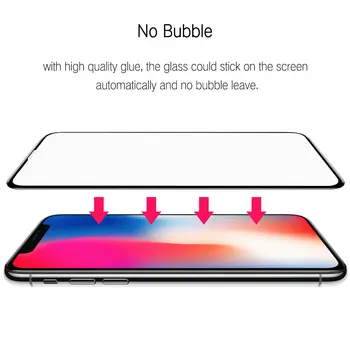 9D Lenktas Pilnas draudimas Screen Protector, iPhone, SE 6S 7 8 Plius 11 Pro MAX Grūdintas Stiklas Dėl 