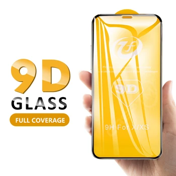 9D Screen Protector Visiškai Padengti Grūdinto Stiklo 