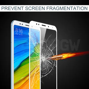 9H Grūdintas Apsauginis Stiklas Xiaomi Redmi 5 5Plus Pilnas draudimas Ekrano apsaugos Redmi5 Plius Redmi5Plus saugos Stiklo Plėvelės