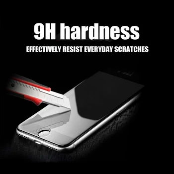 9H Grūdintas Stiklas iPhone 7 8 6 6s Plius Screen Protector, Visišką Apsaugos Priekiniai Filmas 