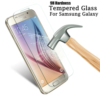 9H Grūdintas Stiklas Samsung Galaxy A3 A5 A7 2016 Screen Protector For Samsung A5 A3 A7 2017 note3 note4 note5 Apsauginės plėvelės