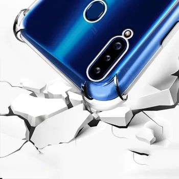 A20s dangtelį ant telefono dėklas Samsung Galaxy A20e A12 20 s e 20s 20e s21 ultra atveju, Anti-patenka oro Pagalvė Atveju, atsparus smūgiams Minkštas Viršelis