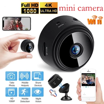 A9 mini kamera 1080p HD ip vaizdo Kamera Naktinio Versija Mikro Kamera, Balso, Vaizdo magnetofoną Belaidžio Saugumo Mini Kameros wifi kamera