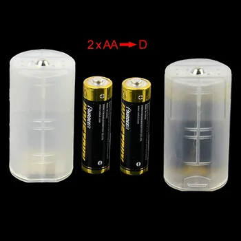 AAA/AA-C/D Baterijos Derinys Cell Baterijos Laikymo Dėžutė Adapteris, AAA AA Turėtojas Atveju Konverteris Atvejais