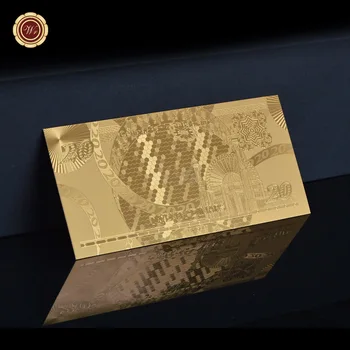 AAA Unikalus Aukso Spalvos Banknotų Aukštos Kokybės 24K Aukso Bahreinas Bill Banknotų .999 Aukso Popierinių Banknotų Dovanų Rinkiniai