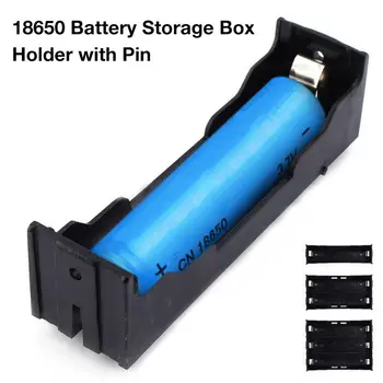 ABS 18650 Baterijos Laikymo Dėžutė 3.7-11.1 V Ličio Baterijų Laikiklis Atveju Su Pin 1/2/3 Baterijų Laikiklį PCB Atveju Plastikinį Konteinerį