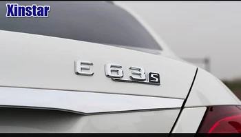 ABS S Badge automobilių galinis emblema lipdukas Mercedes Benz w117 cla45 w205 c63 w212 e63 w207 w176 a45 x156 gla45 AMG Styling