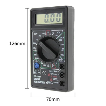 AC/DC LCD Nešiojamą Voltmeter Ammeter Testeris Svyruoja Srovės Varžos Matuoklis Testeris Multimetras Testeris, Skaitmeninis Multimetras