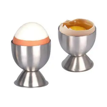 Aihogard Nerūdijančio Plieno Minkštas Virtų Kiaušinių Puodeliai Kiaušinių Laikiklis Stalo Taurės Stovėti Virtuvės Pusryčių Gaminimo Įrankis