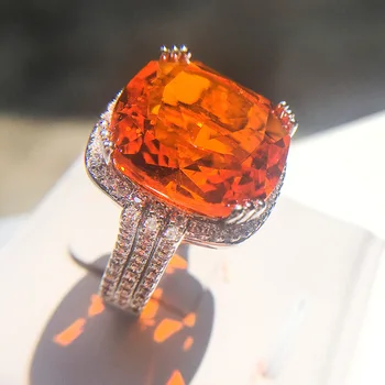 Aikštėje Didelių Apelsinų Perlas Žiedas Bohemiškas Stilius Vestuvinis Žiedas Moterims 