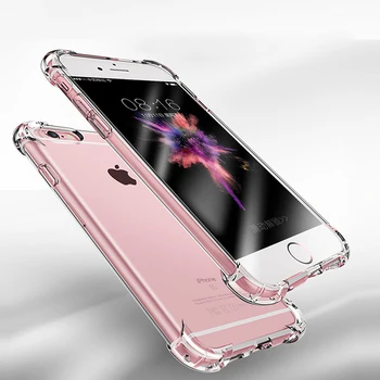 Aišku, oro Pagalvė Atveju iPhone 12 Pro Max Mini 11Pro X XR XS Max TPU atsparus smūgiams Telefono Dangtelį 