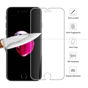 Aišku, Priekiniai+Atgal 2VNT Apsaugos Grūdintas Stiklas iPhone XS Max XR XS X 7 8 6 6s Plius 5S 5 SE 2020 Screen Protector, Galiniai Filmas