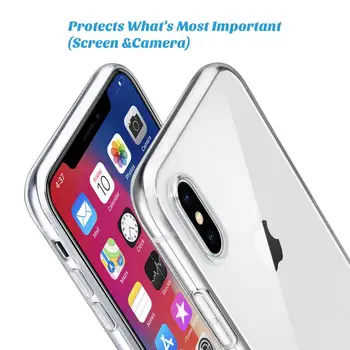 Aišku, Telefono dėklas Skirtas iPhone 12 Pro Max Atveju Minkštos TPU Silikono Ultra Plonas Galinį Dangtelį iPhone 12 Mini Pro 11 11 XSMAX XR XS 8 7
