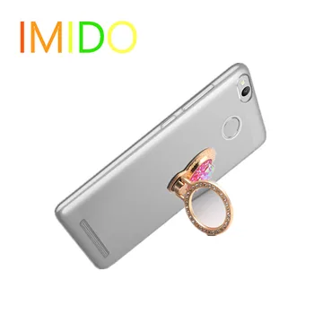 Akmuo Deimantas 360 Laipsnių Piršto Žiedą, kištukinis lizdas Sagtis Stovo Laikiklį mobiliajam telefonui Universal visi Smartfon parama