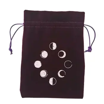 Aksomo Taro Saugojimo Krepšys Mėnulio Fazės Oracle Kortelės Būrimą Krepšys stalo Žaidimas Maišelį N58B