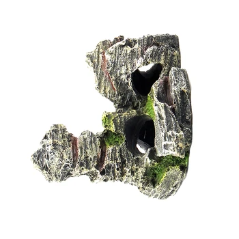Akvariumas Kraštovaizdžio, Akmens Dirbtinės Dervos Ornamentu Kalnų Oloje Žuvų Bako Apdailos Reikmenys