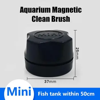 Akvariumo Žuvų Bakas Magnetinio Švariu Teptuku Stiklo Plūduriuojančius Dumblius Grandiklis, Langų Valymo Magnetas Kreivė Glass Cleaner Valymo Priemonės
