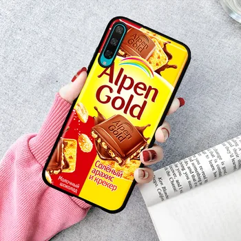 Alenka Alpen Gold Wonka Šokoladas Minkštas Atveju Huawei Honor 8Lite 8A 8X 8C 8S 9X Pro 10 Lite 20 Pro 10i 20i Fundas Coque