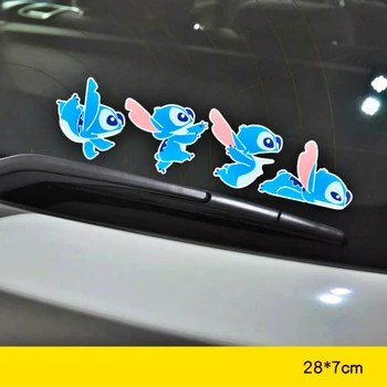 Aliauto Automobilių Apdailos Animacinių filmų Dygsnio Lipdukas Padengti Įbrėžimų Decal Hyundai Accent I30 I35 