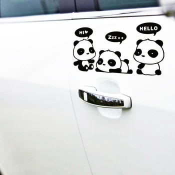 Aliauto Automobilių stiliaus Animaciją Mielas Panda Lipdukas Vinilo Decal 