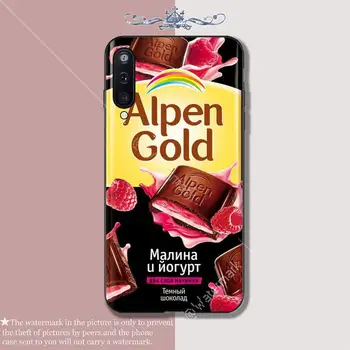 Alpen Gold Šokolado Prabanga Telefono Dėklas Funda 