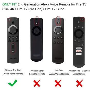Amazon Fire TV Stick 4K Silikono Atveju Apsauginis Dangtelis Tv Nuotolinio Valdymo Odos Nuotolinio Valdymo Apsaugos Televizoriaus Nuotolinio Atveju