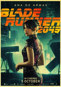 Amerikiečių Filmą Blade Runner 2049 Retro Plakatai Geros Kokybės Kraft Popieriaus Atspausdintas Sienos Plakatų Meno Tapybos Namų Kambario Dekoro