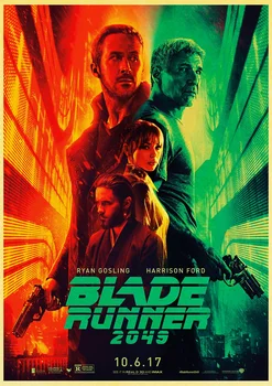 Amerikiečių Filmą Blade Runner 2049 Retro Plakatai Geros Kokybės Kraft Popieriaus Atspausdintas Sienos Plakatų Meno Tapybos Namų Kambario Dekoro
