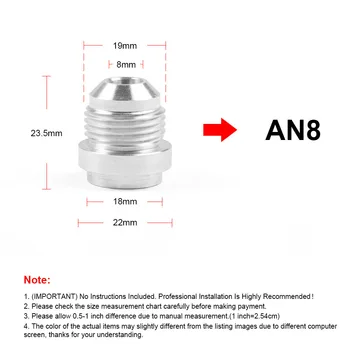AN6 AN8 AN10 Aliuminio Suvirinimo Dėl Fittting Bung Riešutų Vožtuvų Dangtelį Gali Sugauti Aukštos Kokybės