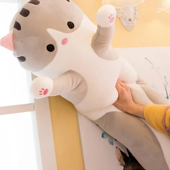 Anime Chi Katė Pliušinis Minkštas Žaislas, Įdaryti Gyvūnų Lėlės Namų Baldai Vaikams Dovanų Katė Kimštiniai Žaislai, Lėlės, Pagalvės, Pagalvėlės Vaikams