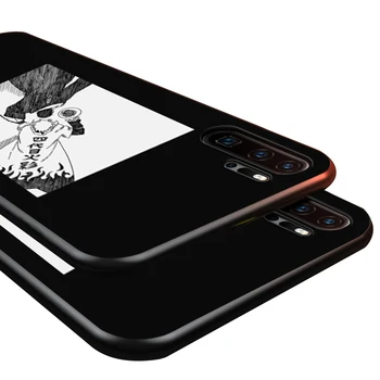 Anime Naruto Kakashi Silikoninis Telefono dėklas, skirtas Huawei 30 P20 P40 Lite E Pro P Smart Z Plius 2019 P9 P10 Lite Juodo Dangtelio