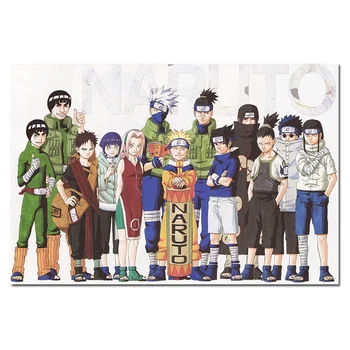 Anime Naruto Plakatas, Manga Sienos Meno Paveikslėlių, Simbolių Sakura Haruno Kakashi Hatake Naruto Uzumaki Medžiaga Spausdinama