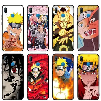 Anime Naruto Telefoną Atveju Huawei Y5 Y6 Y7 Y9 Premjero 2019 Y6p Y5p Y7p Y8p Y6s Y8s Y9s Juoda Minkštas Atvejais Dangtis