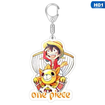 Anime One Piece Keychain Akrilo Pakabukas Pora Paketų Prižiūrėtojų Raktinę Roronoa Zoro Raktų Žiedas Pakabukas Cinko Lydinys Llaveros