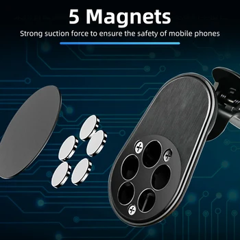 ANMONE Magnetinio Automobilinis Telefono Laikiklis Sukasi 360 Laipsnių Telefono Stovas Airvent Įrašus Magnetas Turėtojas, Mini Mobilus Telefonas, GPS Laikiklis