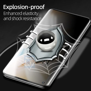 Anti-spy Visą Lenktas Ekrano apsaugos Vienas Plius 8 Pro 