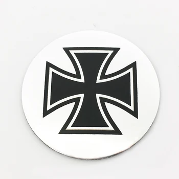 ANTINIYA 4pcs/56.5 mm, Vokietija Geležies Kryžiaus simbolis aliuminio Logotipas ženklelis Varantys Centras Hub Bžūp Apima aplinkosaugos ¾enklelis Varantys automobilių stilius