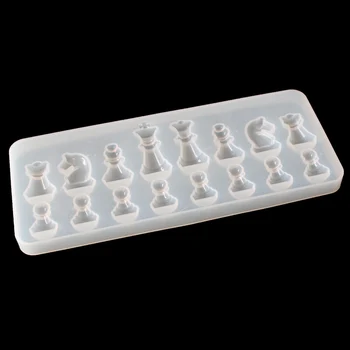 Aouke Formų 3D Šachmatų peleninę silikono formos rankinė gėlių konteinerio paviršiaus H057
