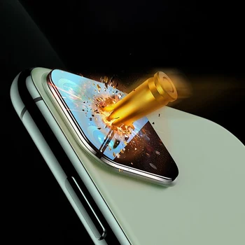 Apsauginis Stiklas Ant iPhone, 11 Pro X XS Max Kameros Lęšis žiedas Screen Protector For Apple iPhone11 Pro Max Aliuminio, padengti atveju