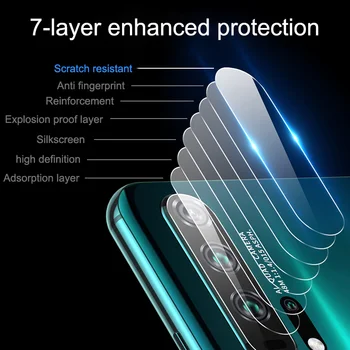Apsaugos Hidrogelio Plėvelė Huawei Honor 8 9 10 10i 20 Lite Pro P smart 2019 Z 8x 9x Nova 5T Screen Protector Kameros Objektyvo Stiklas
