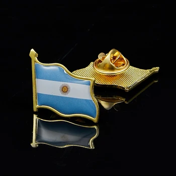 Argentinos Vėliava Pin Sagė Metalo Nacionalinės Garbanojimo Ženklelis Atlapas Pin Suit&Kelioniniai Krepšiai, Aksesuarai
