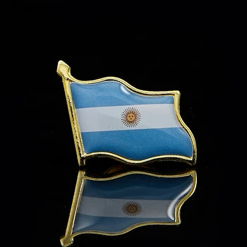 Argentinos Vėliava Pin Sagė Metalo Nacionalinės Garbanojimo Ženklelis Atlapas Pin Suit&Kelioniniai Krepšiai, Aksesuarai