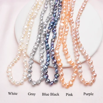 ASHIQI Originali Gamtos Baroko Perlas Apyrankės Baltos spalvos Gėlavandenių Perlų Papuošalai Dovana Moterims Mados Apyrankės