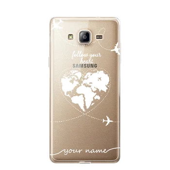 Asmeninį Užsakymą Pasaulio Žemėlapyje Minkštas Aišku, Telefono dėklas, skirtas Samsung A50 Atveju, A20E coque s10e Galaxy A70 S10 S20 atvejų 10 Pastaba